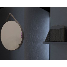 Miroir de salle de bain rond