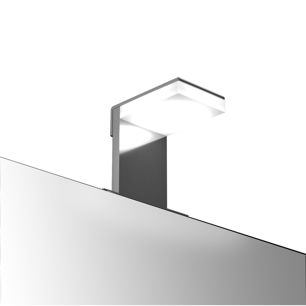 Lampe miroir salle de bain LED 230V AC classe G 6000°K 3.3W 220lm